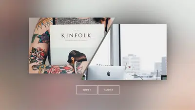 CSS-only image slider using SVG patterns