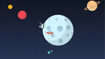 Starship Troopers! A multi-scene CSS-only SVG animation